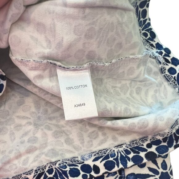 Women's Appleseed's Lightweight Long Sleeve‎ Blue Abstract Floral Top Size XS - Picture 4 of 4